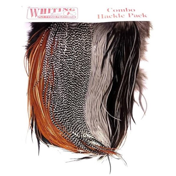 Whiting Introduktory Hackle Pack - Four 12 Saddles